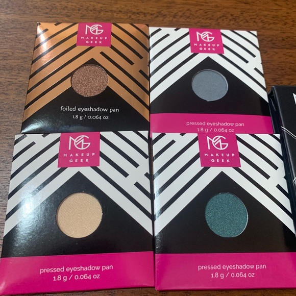 Makeup Geek Eyeshadow Palette Bundle Quad Grandstand Artemis Autumn Breeze BNIB - Picture 2 of 14